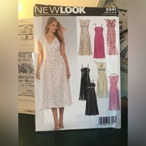 New Look Uncut 12 piece Dress Pattern
Pattern No #6341